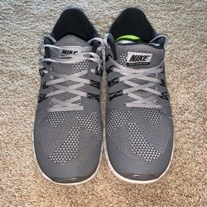Nike Athletic Shoes Size US 10.5 Gray White Free 5.0 Running Sneakers